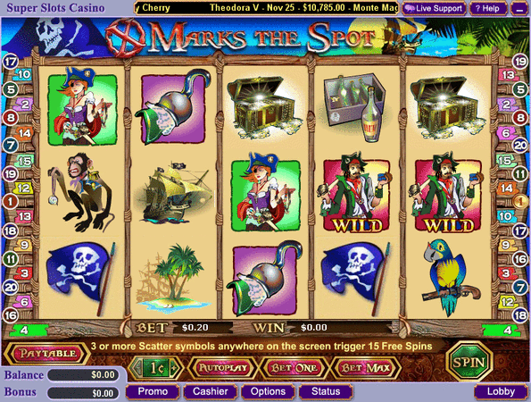 X Marks The Spot Slot