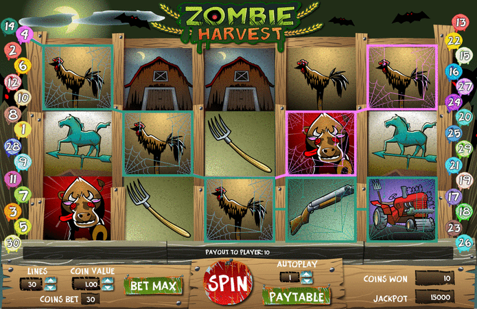 Zombie Harvest Slot Game